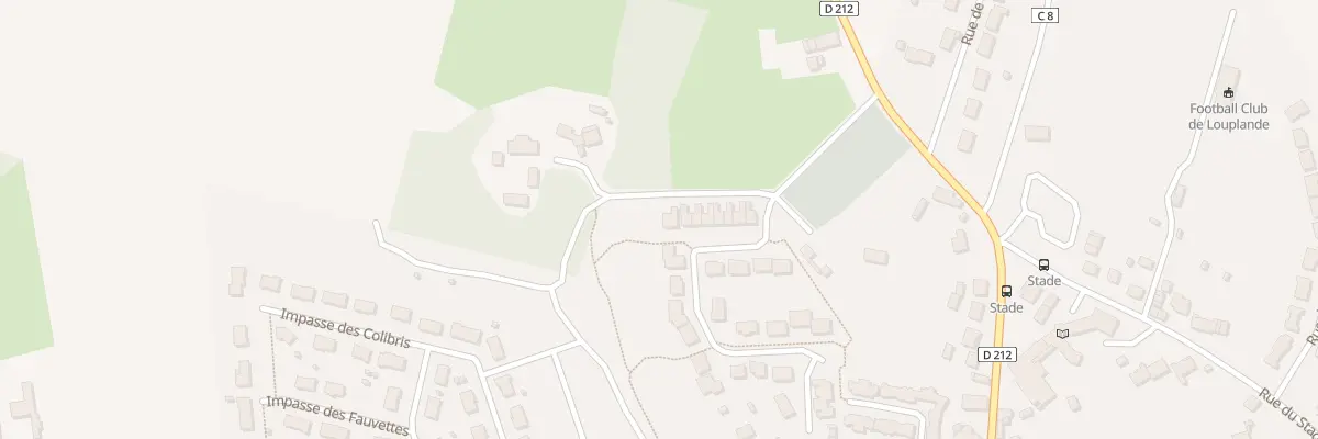 Plan du 2 Imp de Noe à Louplande