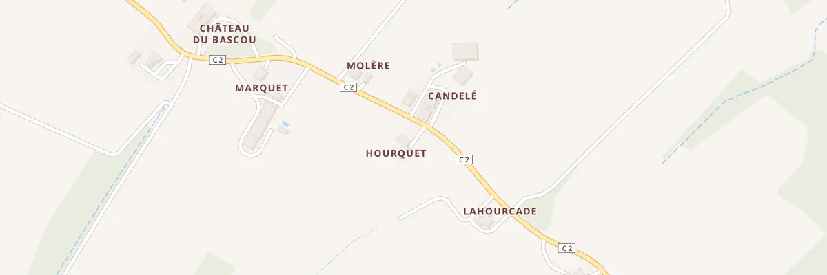Plan du 5051 Hourquet à Bouzon-Gellenave