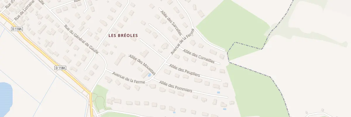 Plan du 2 All des Corneilles à Blonville-sur-Mer