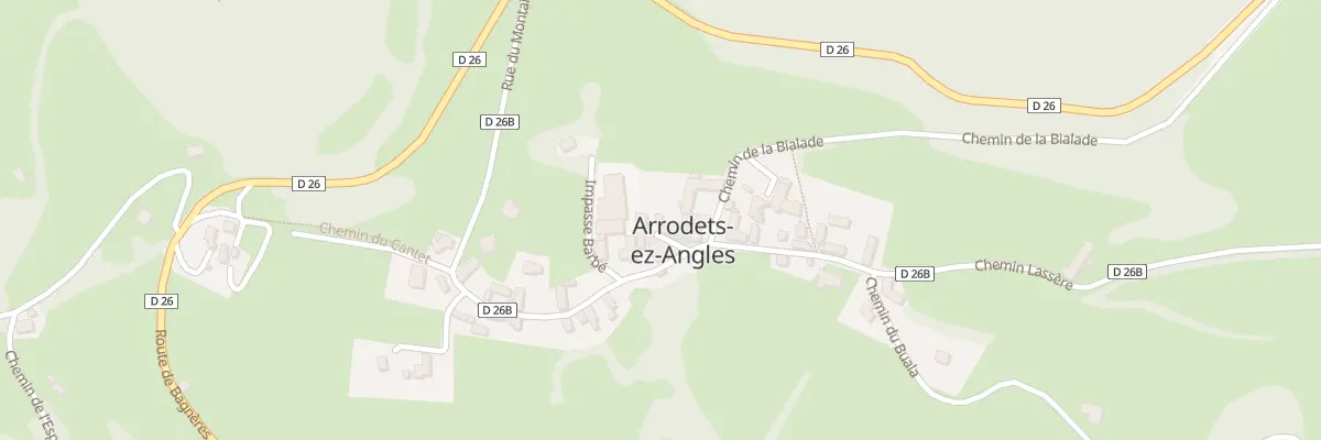 Plan du 5007A D’Arres à Arrodets-ez-Angles