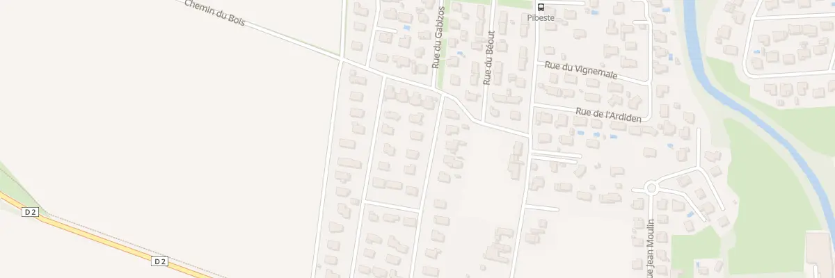Plan du 4 Rue du Grand Barbat à Bordères-sur-l’Échez