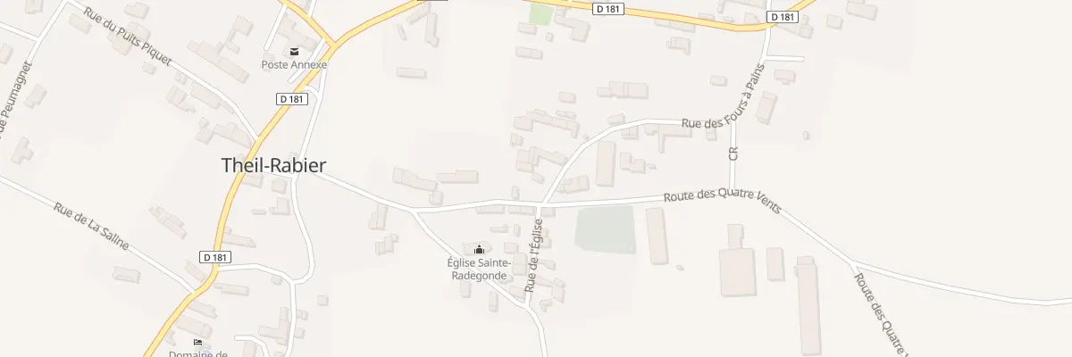 Plan du 7 Rue des Fours à Pains à Theil-Rabier