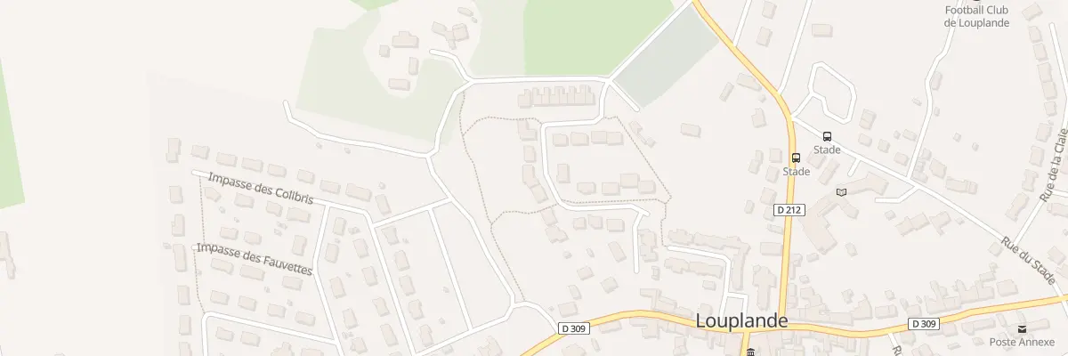 Plan du 8 Imp de Noe à Louplande