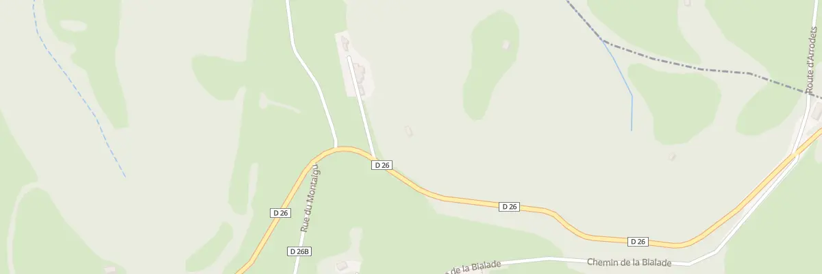 Plan du 5051 Arrabere à Arrodets-ez-Angles