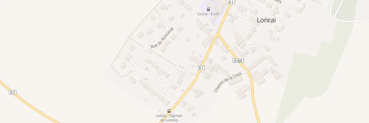 Plan du 4 Che du Noyer à Lonrai