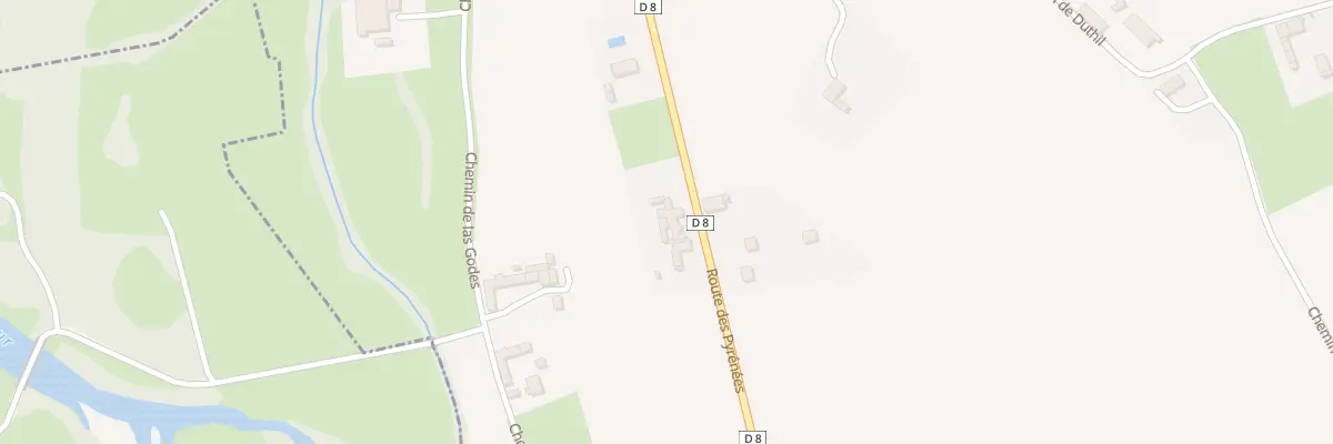 Plan du 48 Rte des Pyrénées à Labatut-Rivière