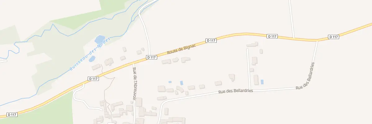 Plan du 38 Rte de Bignac à Genac-Bignac