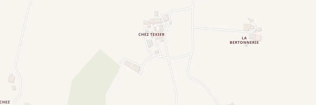 Plan du 5125 Chez Texier à Nonac