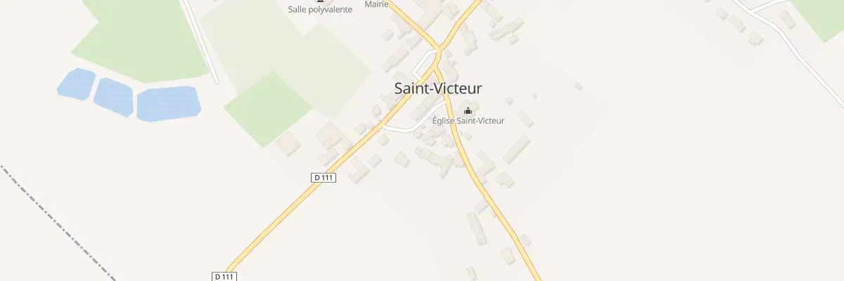Plan du 7 Rle de l’Église à Saint-Victeur