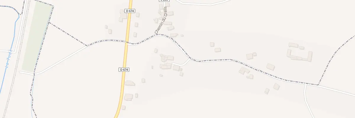 Plan du 2 Imp de la Chebrolerie à Bazac