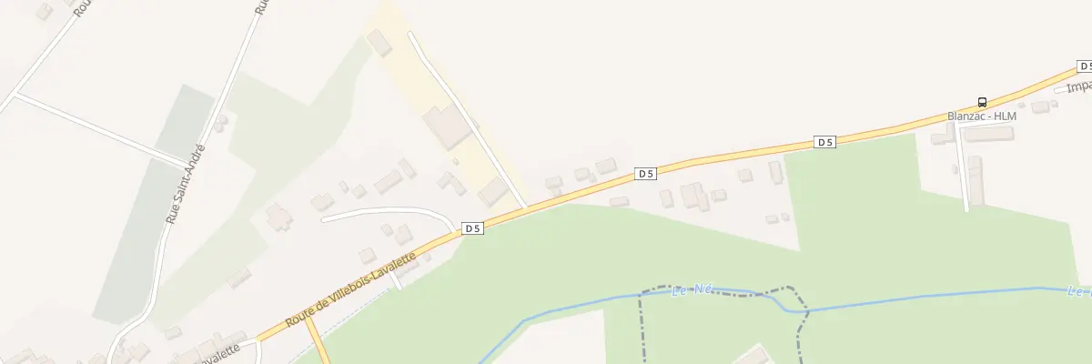 Plan du 29 Rte de Villebois-Lavalette à Coteaux-du-Blanzacais