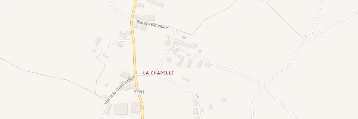 Plan du 2 Rue du Four à Pain à La Chapelle-Pouilloux