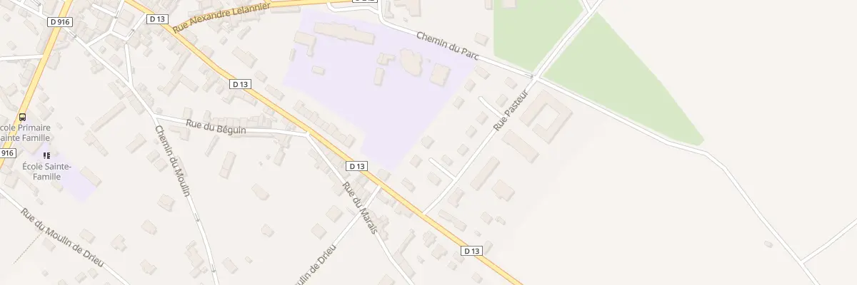Plan du 5 Rue Pasteur à Trun