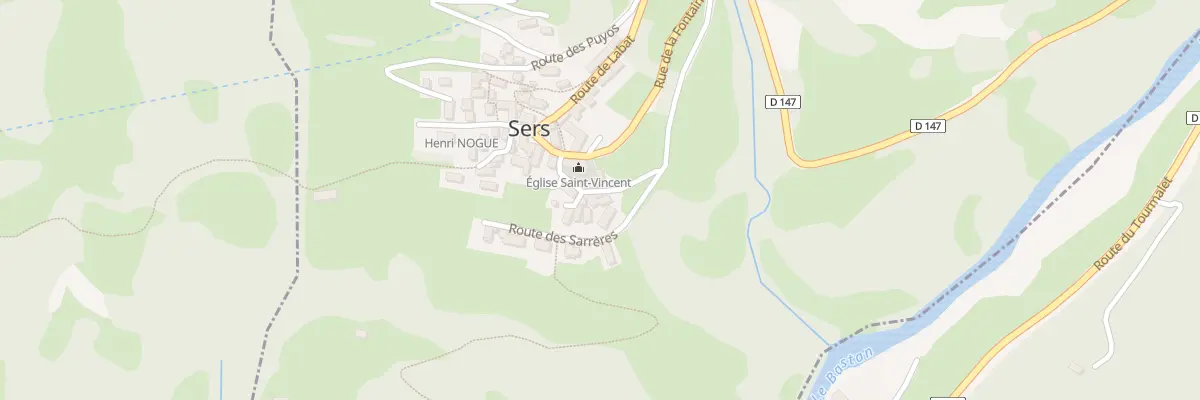 Plan du 5028 Le Village à Sers