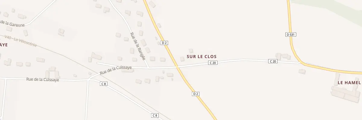 Plan du 97 Sur le Clos à Lonrai