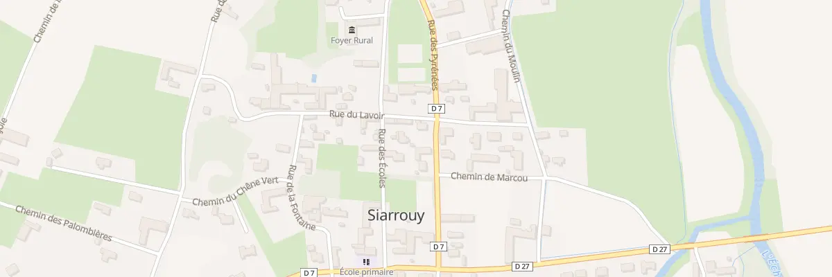 Plan du 5041 Marque Dessus à Siarrouy