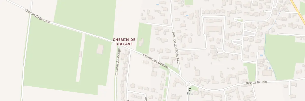Plan du 6 Che de Biacave à Bordères-sur-l’Échez