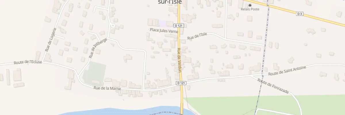 Plan du 133 Le Bourg à Saint-Antoine-sur-l’Isle