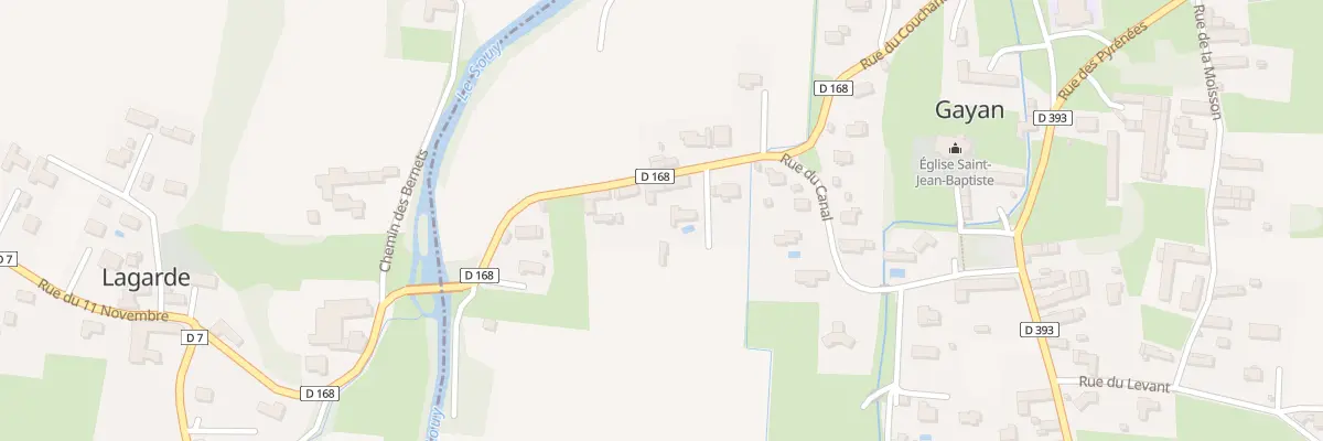 Plan du 5B Rue du Couchant à Gayan