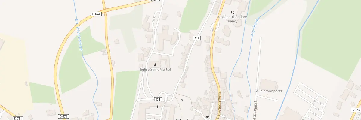Plan du 16 Rue du Chateau à Chalais
