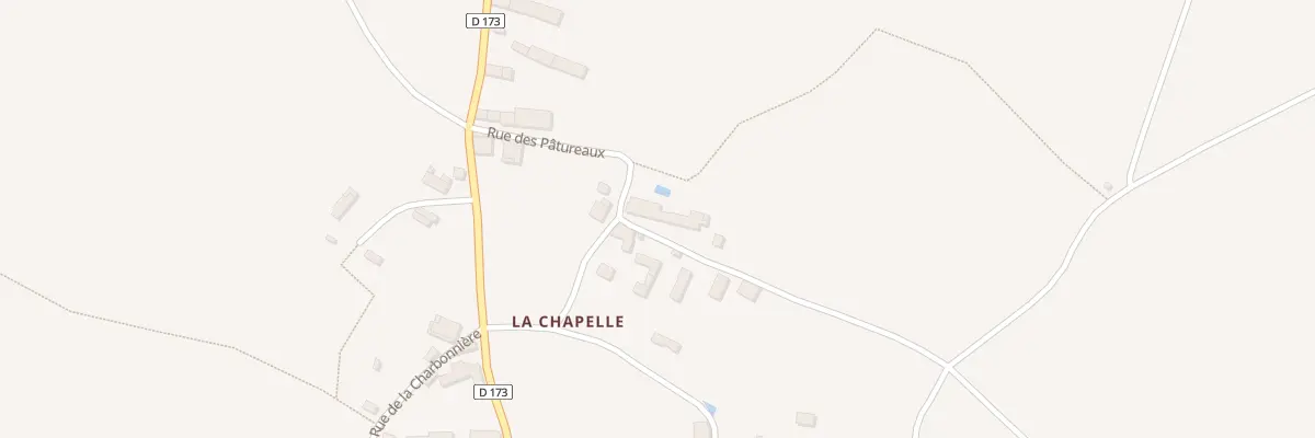 Plan du 1 Rue du Four à Pain à La Chapelle-Pouilloux