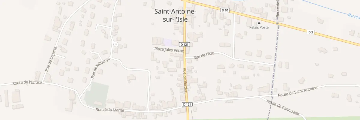 Plan du 690 Rue de Verdun à Saint-Antoine-sur-l’Isle