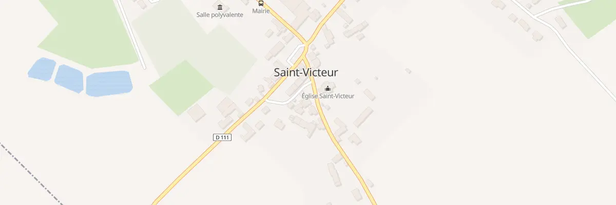 Plan du 8 Rue de l’église à Saint-Victeur