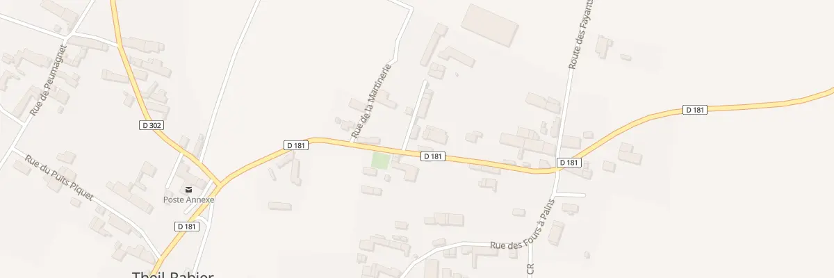 Plan du 7 Rue des Tilleuls à Theil-Rabier