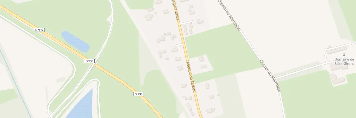 Plan du 746 Av de Tarbes à Maubourguet