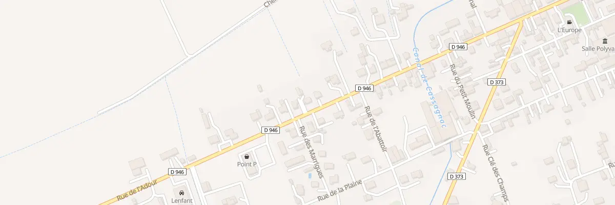 Plan du 82 Rue de l’Adour à Plaisance