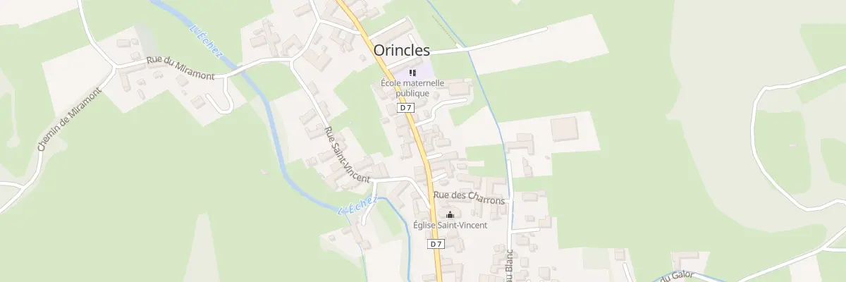Plan du 25 Rue des Pyrénées à Orincles
