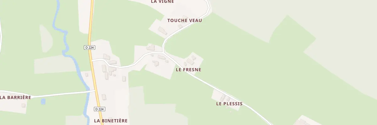 Plan du 5155 Le Frene à Thorée-les-Pins