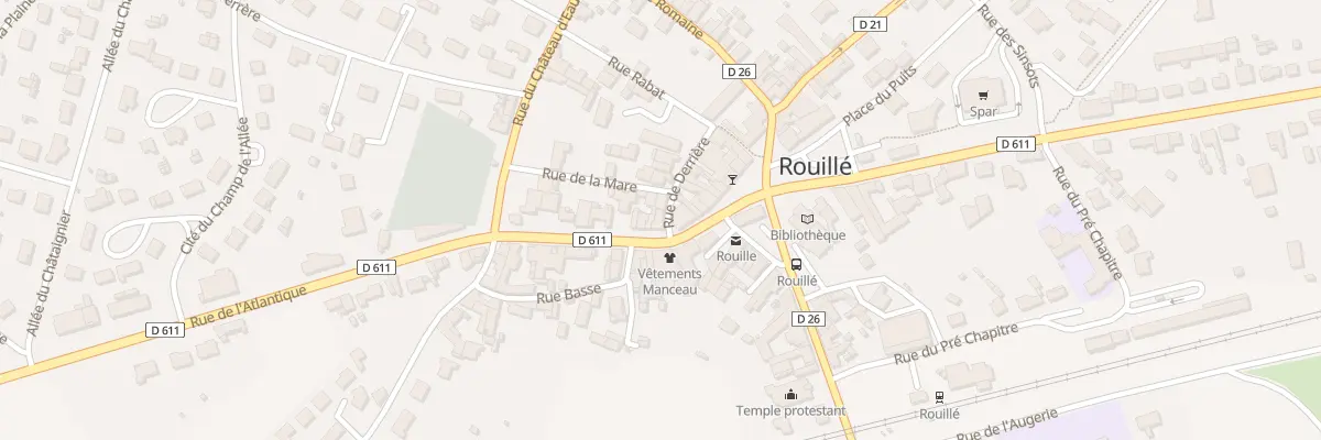 Plan du 22 Rue de l’Atlantique à Rouillé