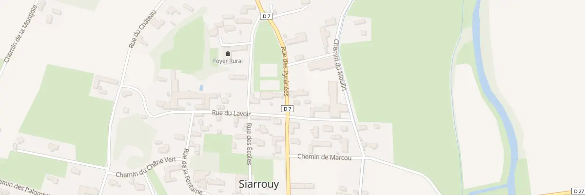 Plan du 8 Rue des Pyrénées à Siarrouy