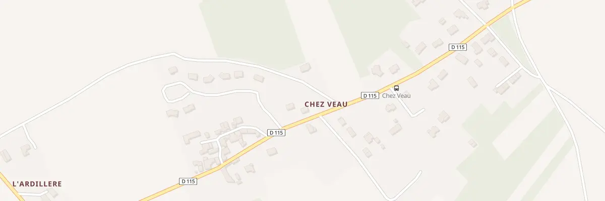 Plan du 5244 Chez Veau à Asnières-sur-Nouère