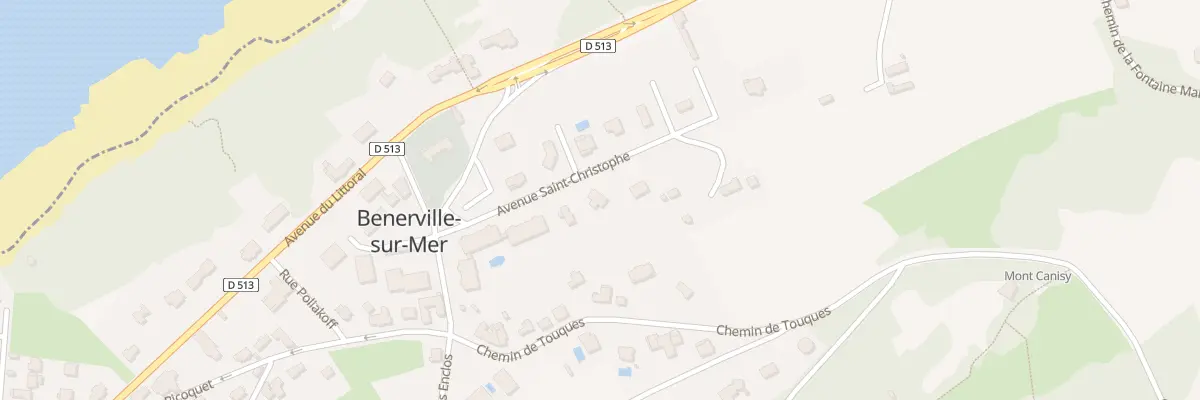 Plan du 12 Av St Christophe à Benerville-sur-Mer