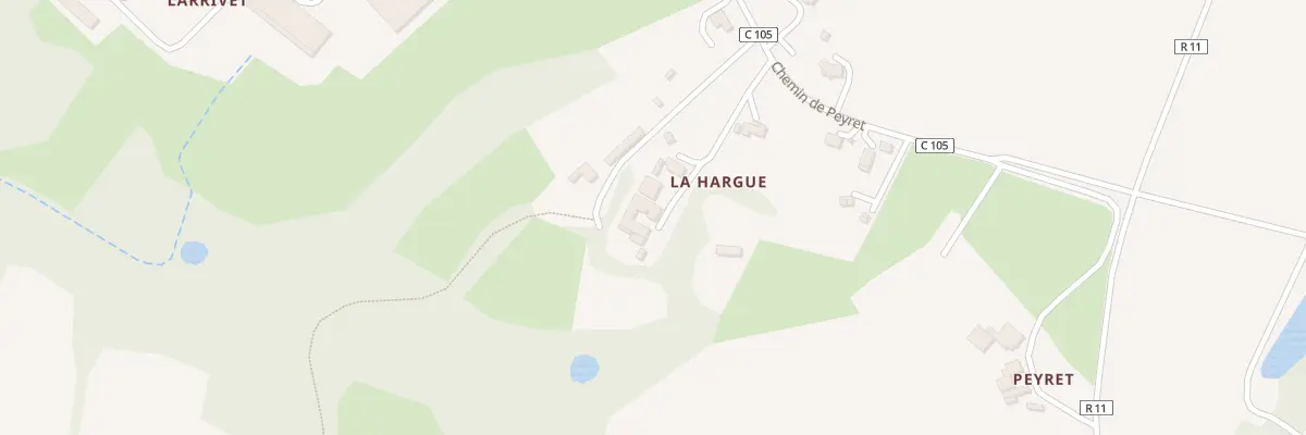 Plan du 632 Che de Peyret à Manciet