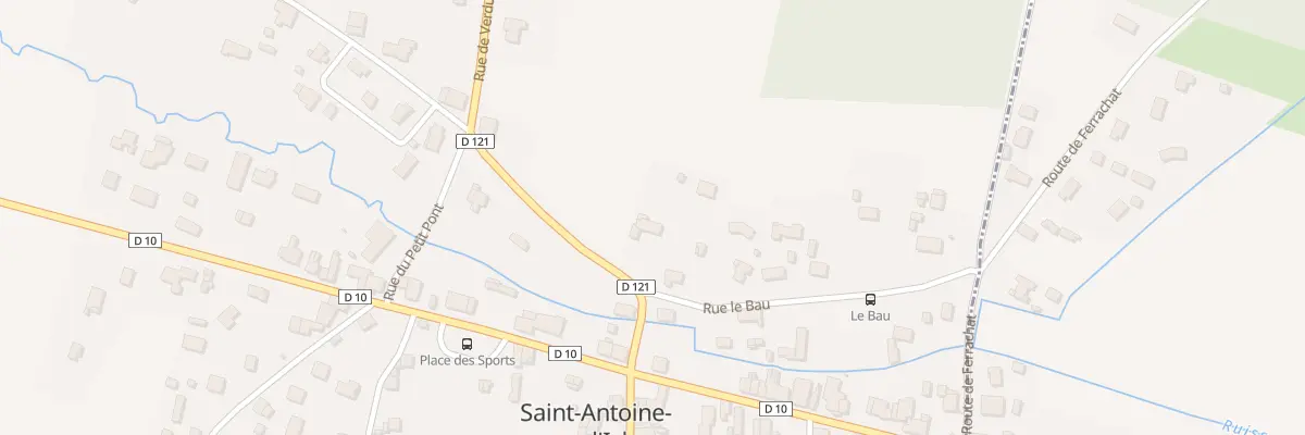 Plan du 18 Le Bau à Saint-Antoine-sur-l’Isle