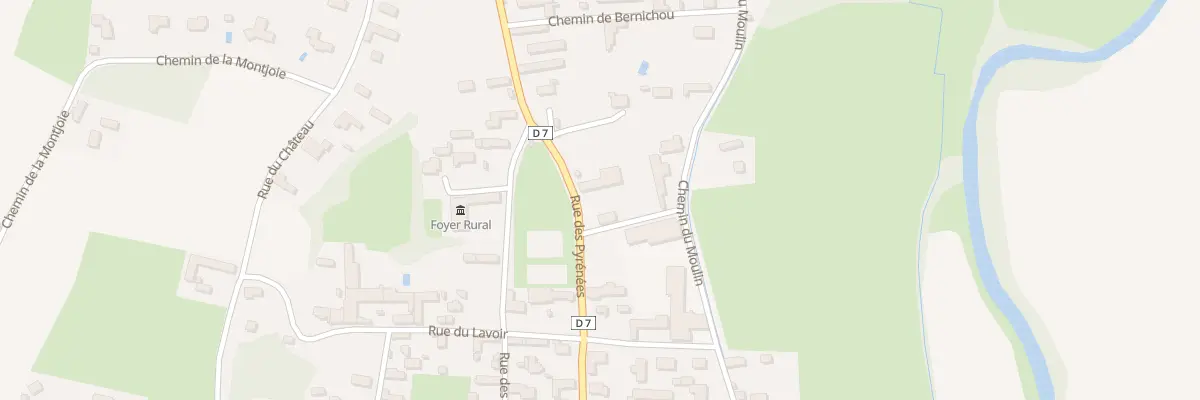 Plan du 14 Rue des Pyrénées à Siarrouy