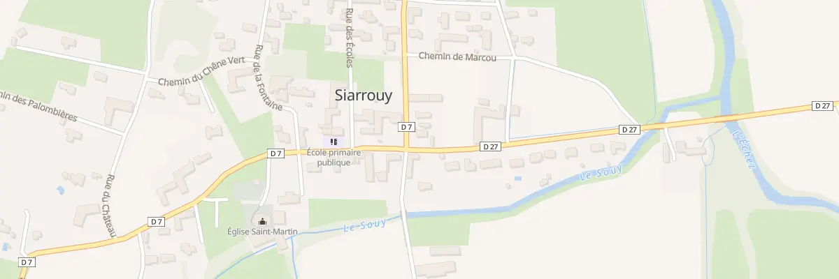 Plan du 1 Rue de l’Echez à Siarrouy