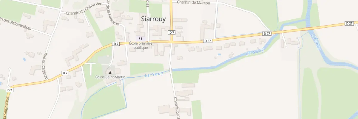 Plan du 1 Che de la Passerelle à Siarrouy