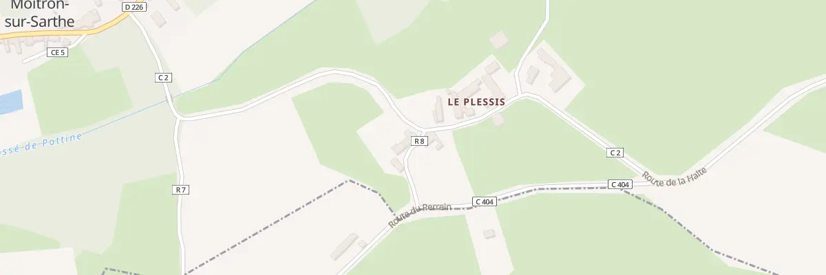 Plan du 5 Le Plessis à Moitron-sur-Sarthe