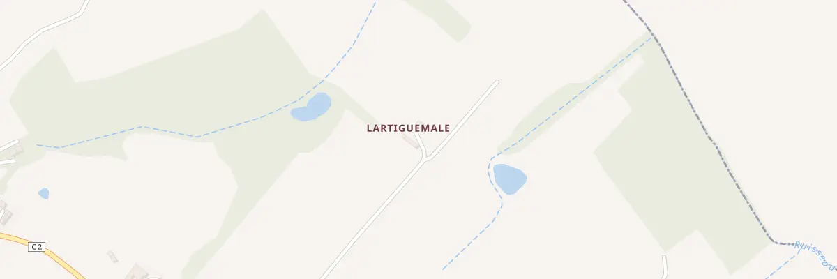 Plan du 5219 Lartiguemale à Bouzon-Gellenave