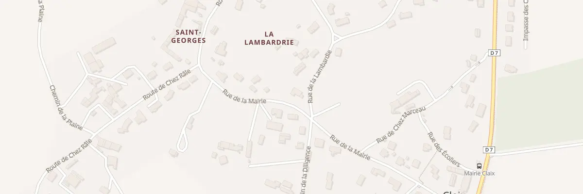 Plan du 18 Rue de la Mairie à Claix