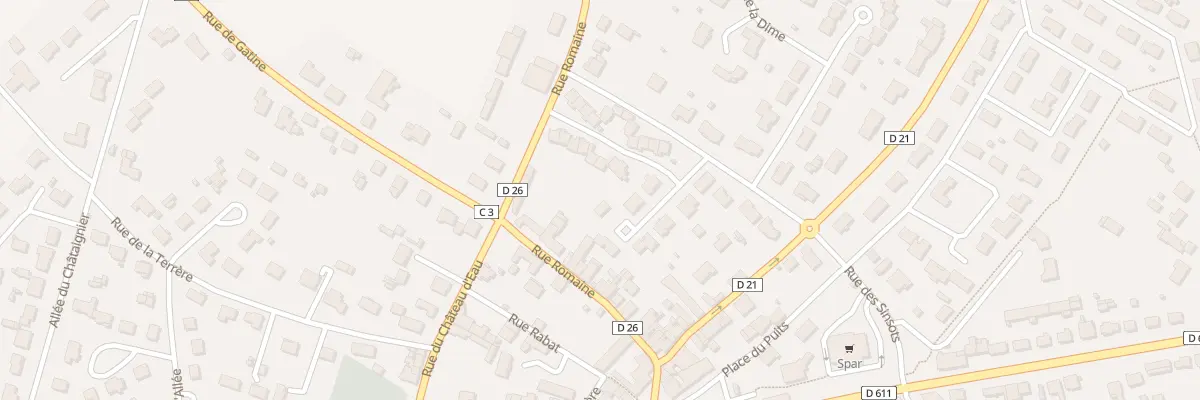 Plan du 15 Rue du Petit Sansonnet à Rouillé
