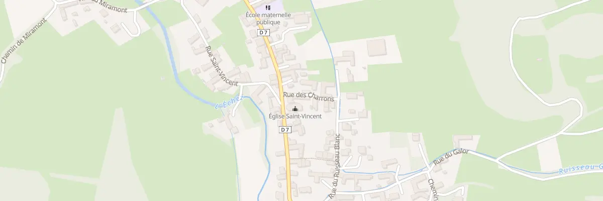 Plan du 6 Rue des Charrons à Orincles