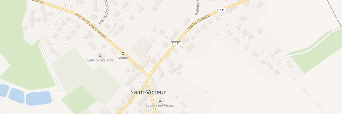 Plan du 12 Rue du Calvaire à Saint-Victeur