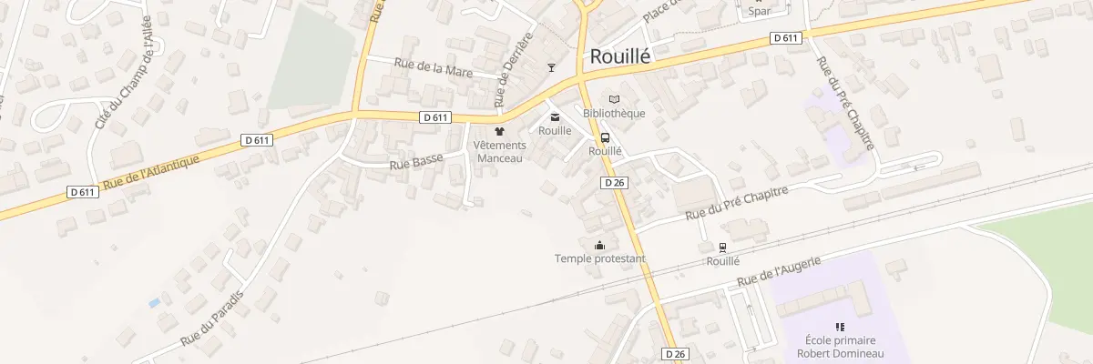 Plan du 2B Rue de la Libération à Rouillé