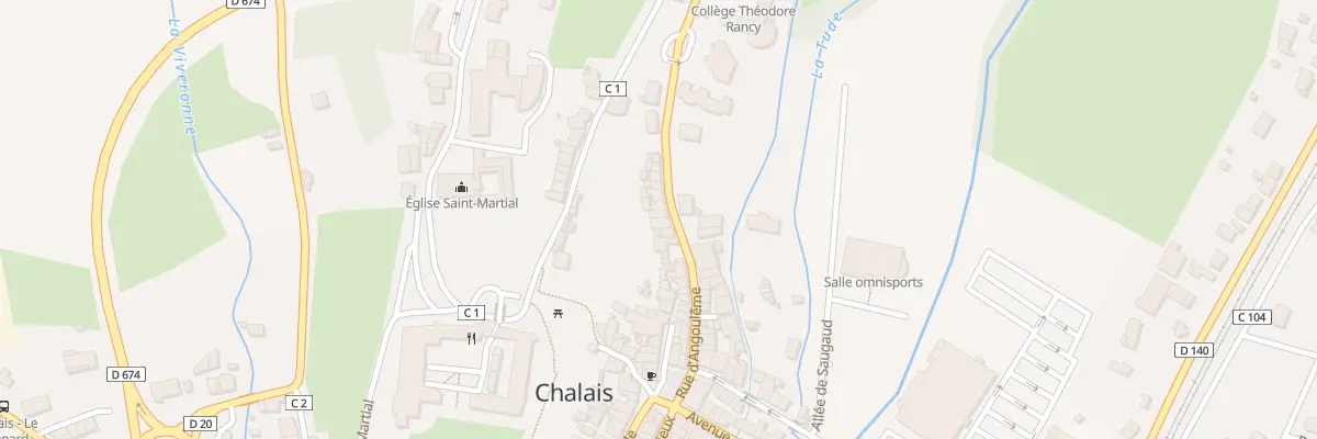 Plan du 25 Rte d’Angoulême à Chalais