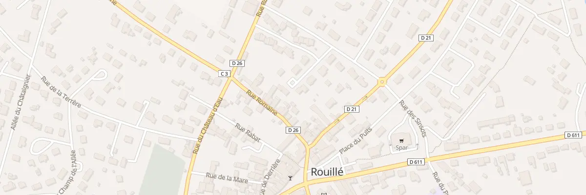 Plan du 13B Rue du Petit Sansonnet à Rouillé